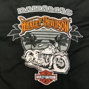 Harley Davidson Bahamas Black Button Shirt